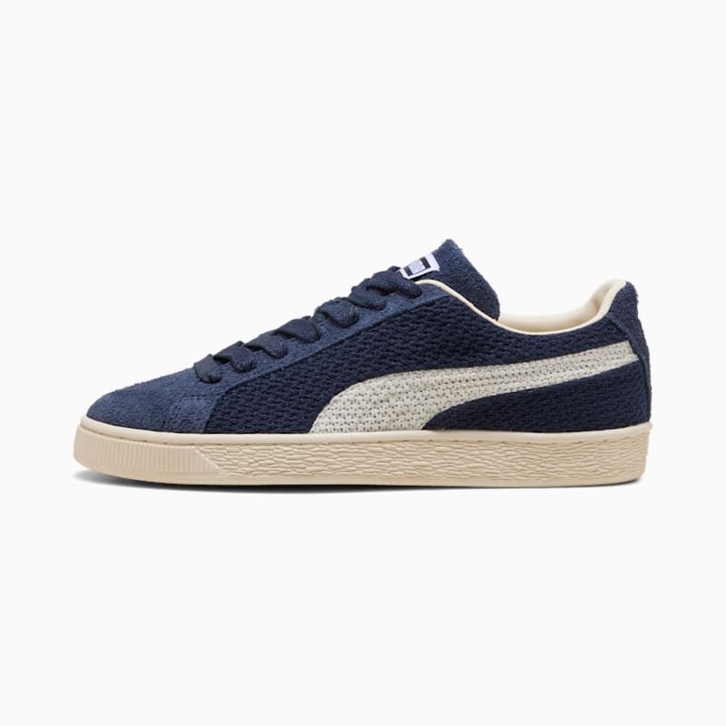 Suede Crochet Sneakers