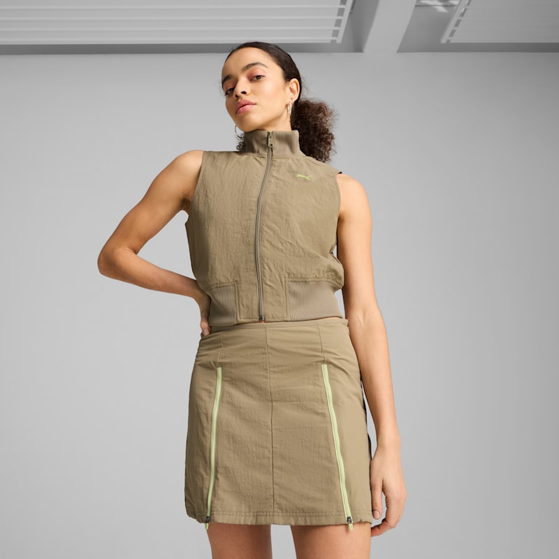 DARE TO Women's Full-Zip Woven Vest - Image 2