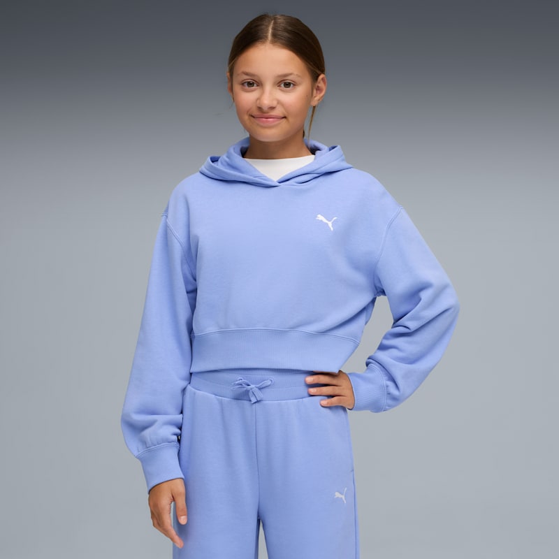 PUMA Wardrobe Essentials Big Kids' Short Length Hoodie - Image 3