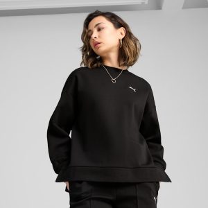 Wardrobe Essentials Women's Oversized Crew Sweatshirt