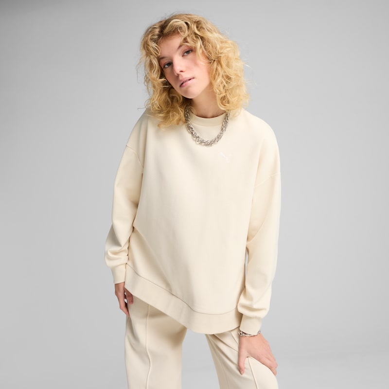 Wardrobe Essentials Women's Oversized Crew Sweatshirt - Image 3