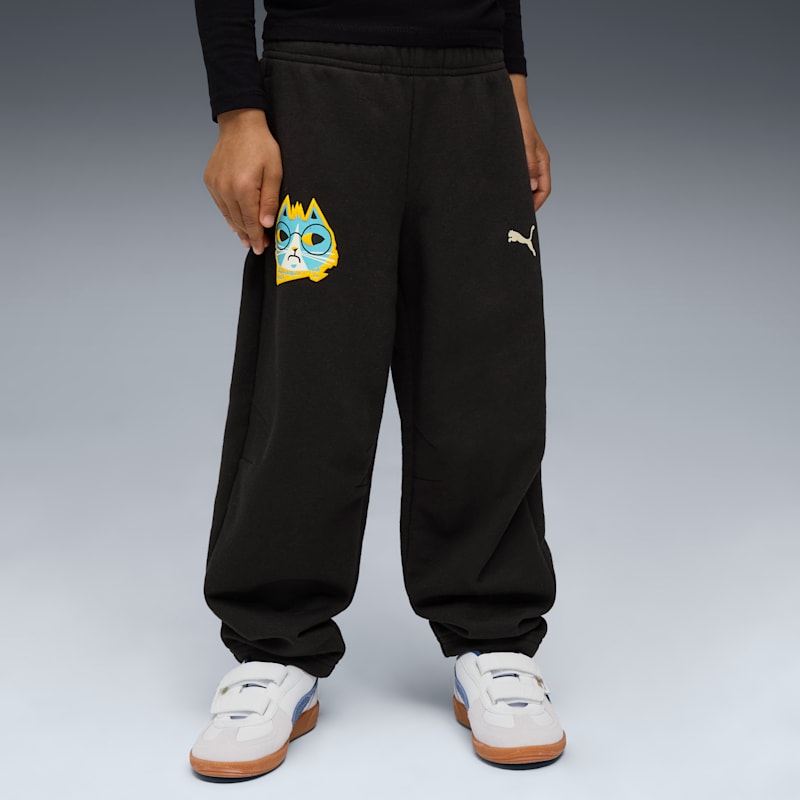 Moody Cat Little Kids' Sweatpants