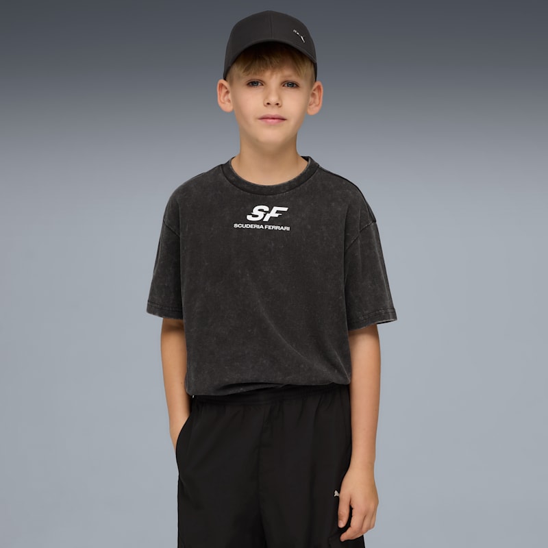 Scuderia Ferrari Big Kids' Car Graphic Tee