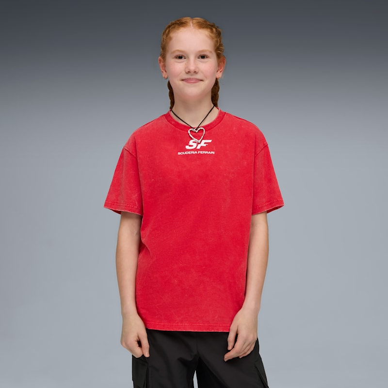 Scuderia Ferrari Big Kids' Car Graphic Tee - Image 2