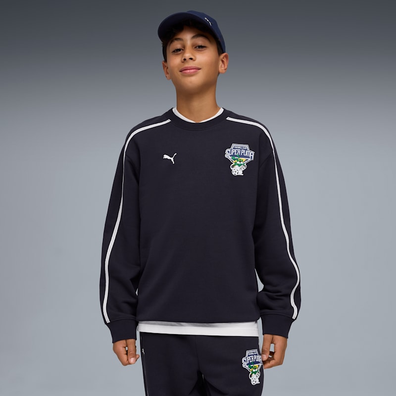 Super PUMA T7 Big Kids' Relaxed Sweatshirt