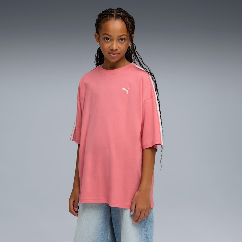 Luminous Cloud Big Kids' Oversized Graphic Tee - Image 3