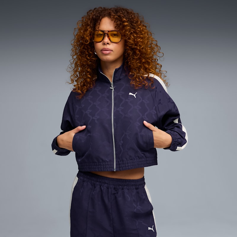 T7 Women's Jacquard Track Jacket - Image 3