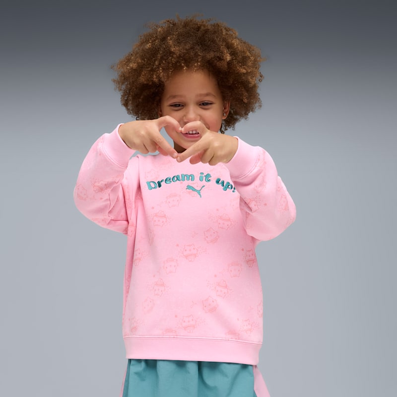 PUMA x GABBY'S DOLLHOUSE Little Kids' Relaxed Printed Sweatshirt - Image 2