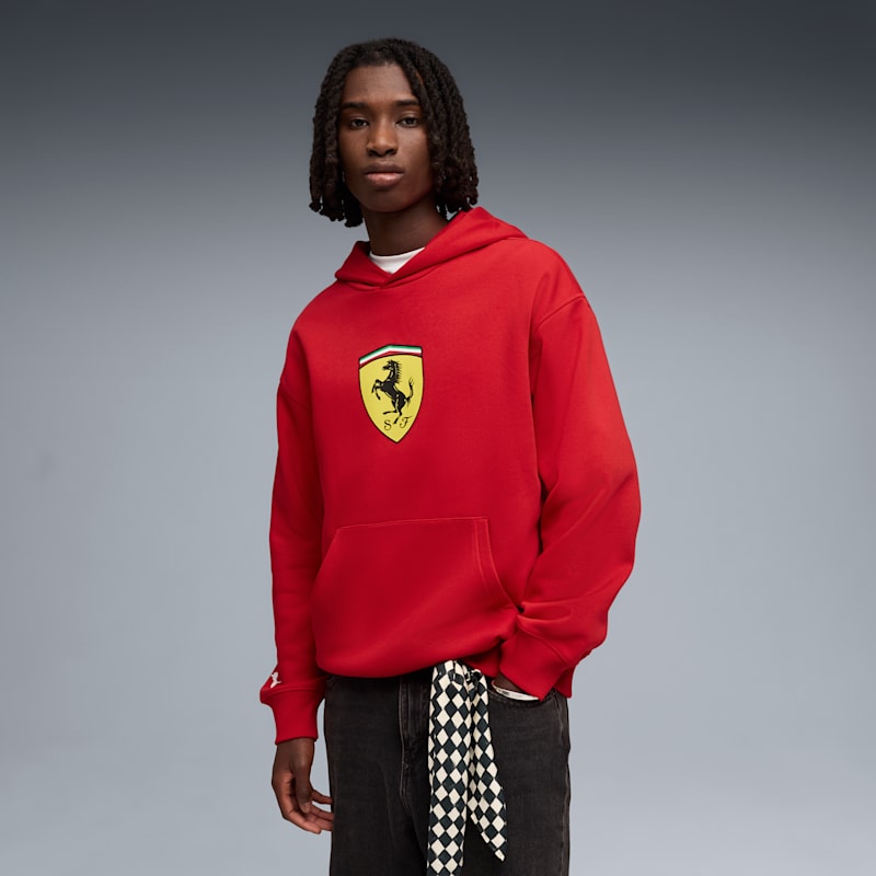 Scuderia Ferrari Men's Shield Hoodie - Image 2