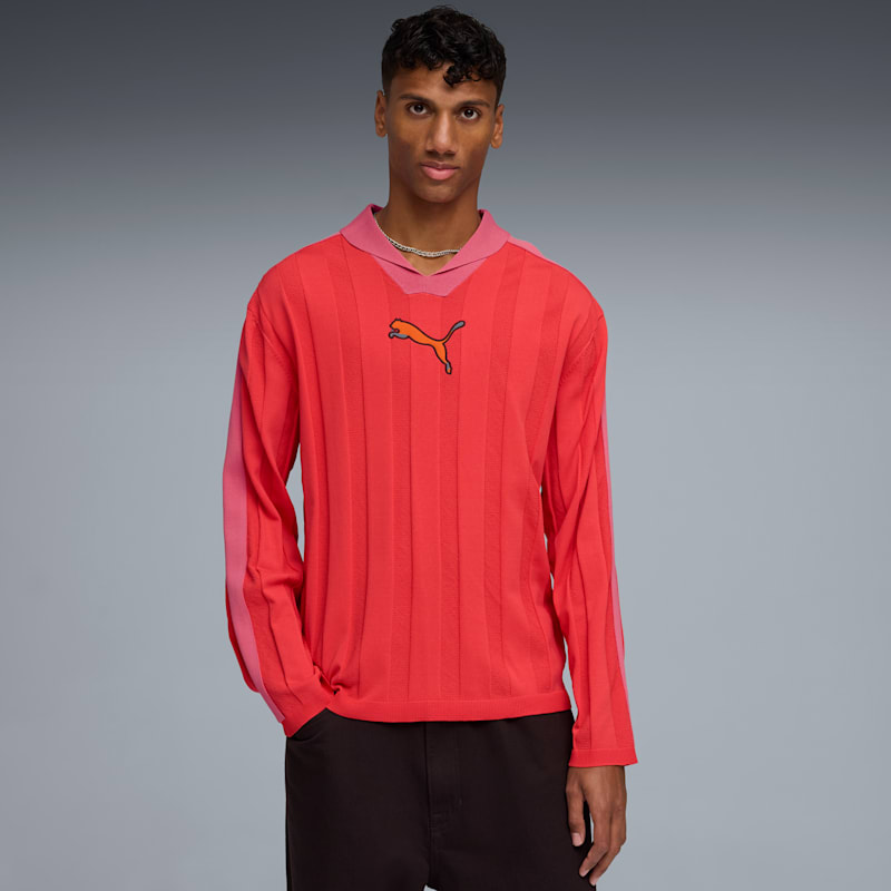 T7 Men's Long Sleeve Polo