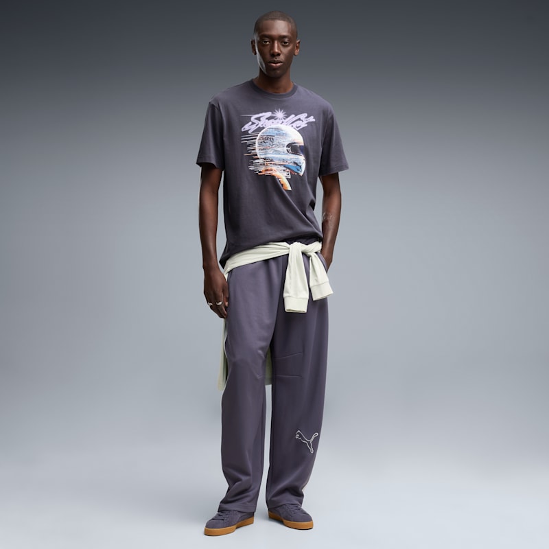 T7 Love Of The Cat Men's Barrel Track Pants - Image 2