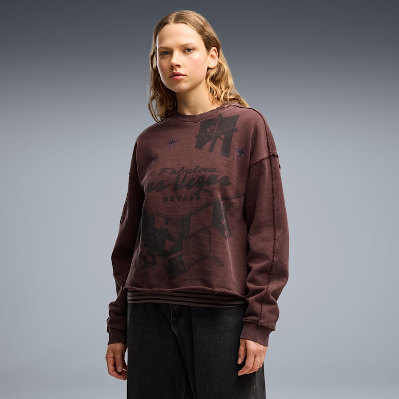 Las Vegas Women's Relaxed Crew Sweatshirt