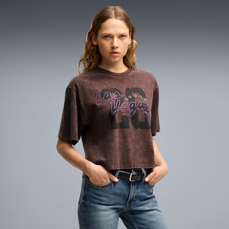 Las Vegas Women's Oversized Graphic Tee - Image 2