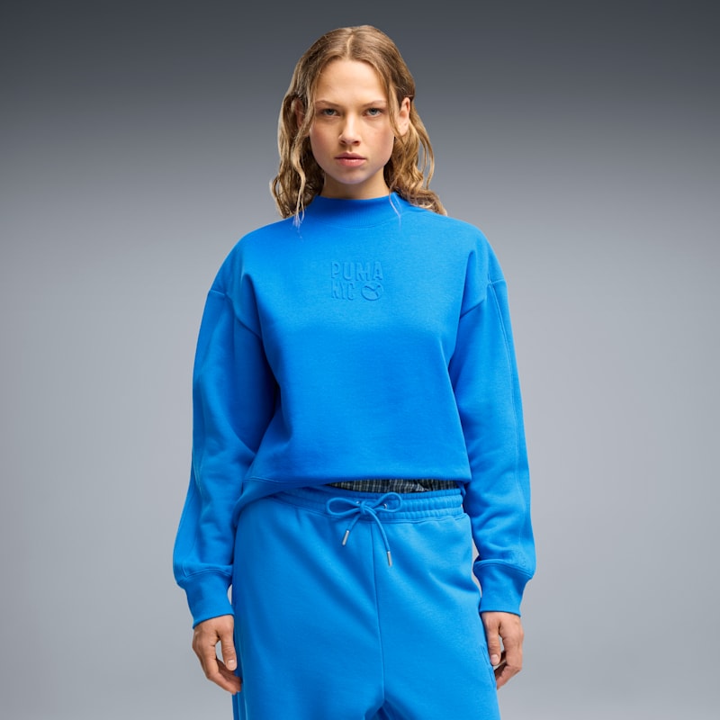 NYC Women's Mock neck Crew Sweatshirt - Image 2