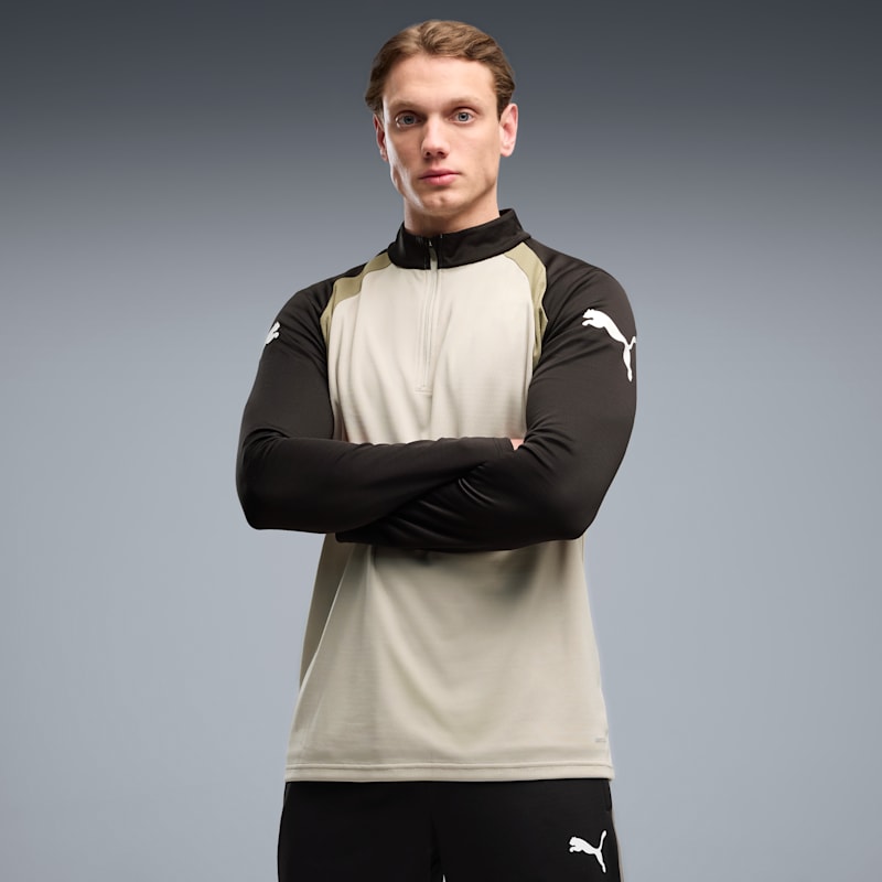 individualFINAL Men's Slim Soccer Quarter-Zip Top