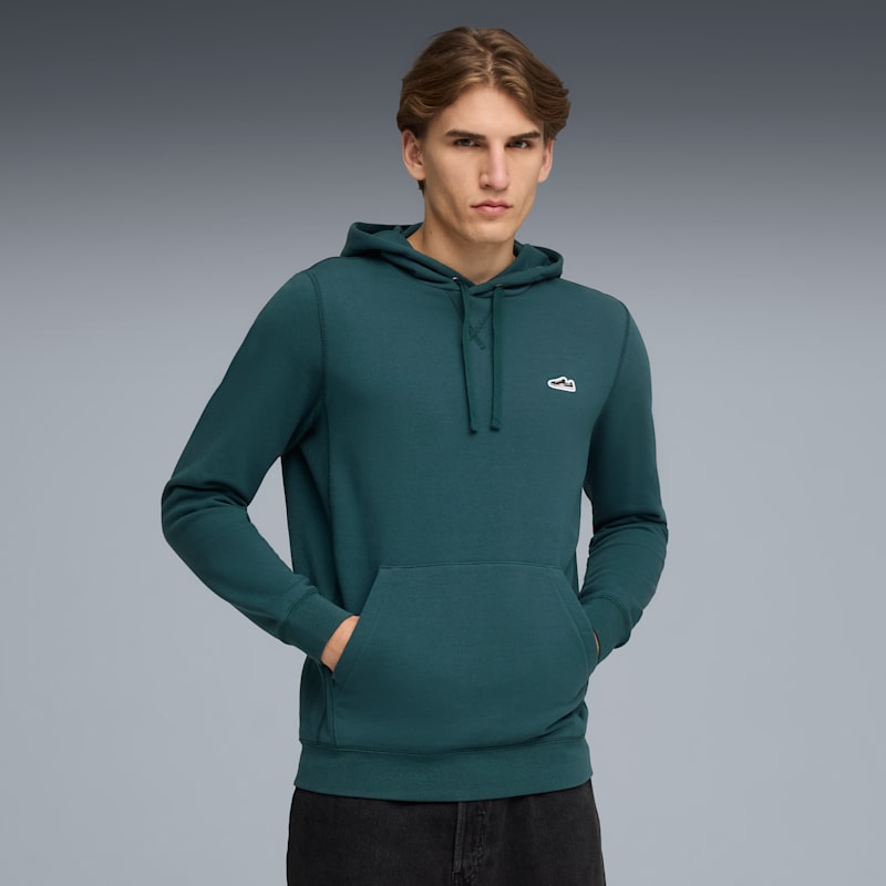 PUMA Wardrobe Essentials Suede Men's Hoodie - Image 4