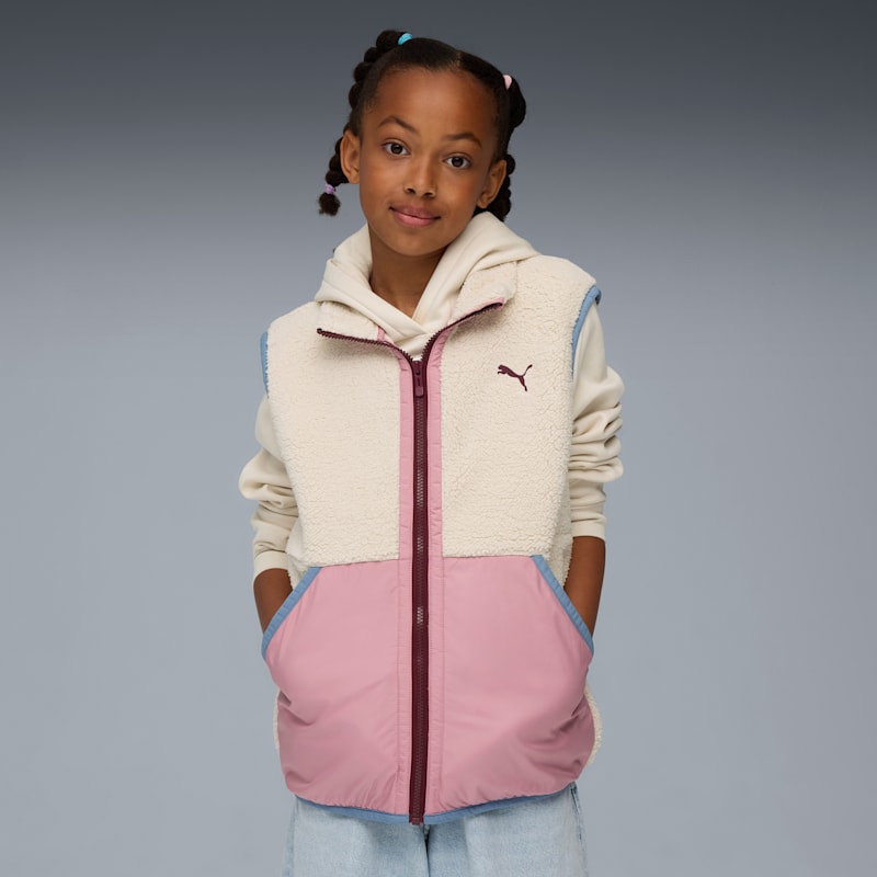 Outerwear Big Kids' Sherpa Vest - Image 2