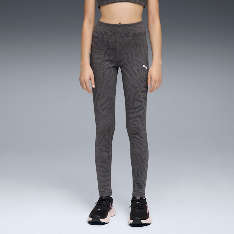 Train All Day Essentials Big Kids' Animal Print Leggings