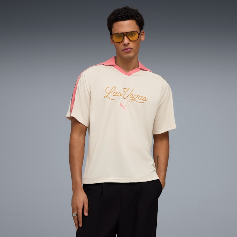 T7 Las Vegas Men's Relaxed Jersey Polo - Image 2