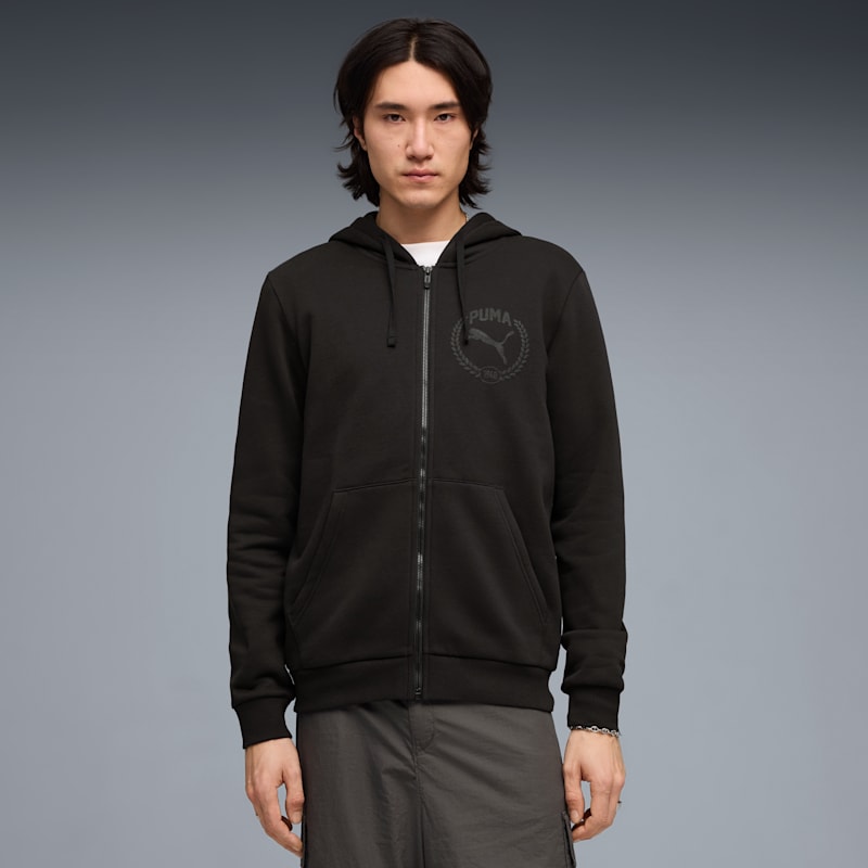 PUMA Essentials Men's Tonal Zip-Up Hoodie