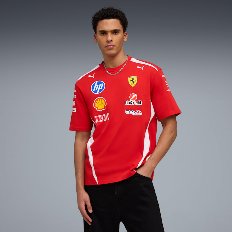 Scuderia Ferrari Men's Replica Tee - Image 3