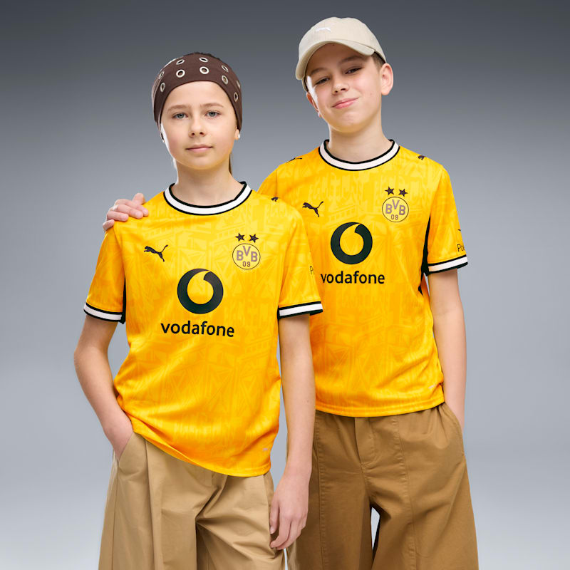 Borussia Dortmund Home Big Kids' Soccer Jersey
