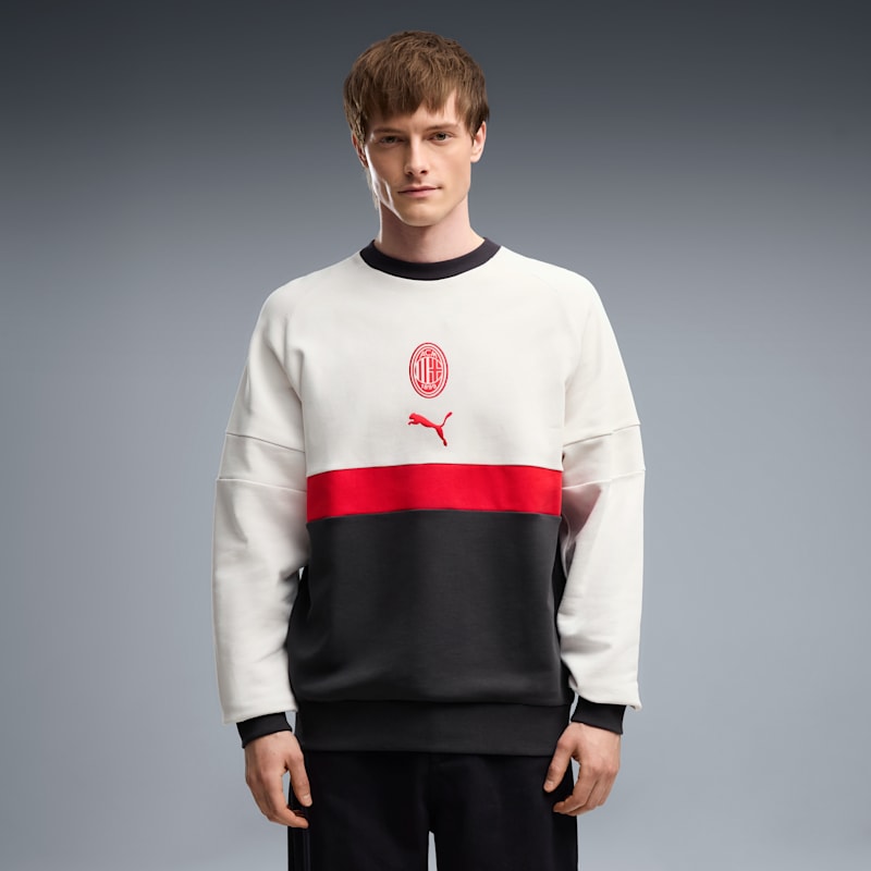 AC Milan ftblCulture Men's Relaxed Crew Sweatshirt