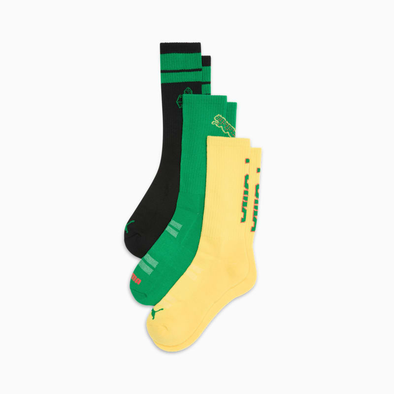Men's Half-Terry Crew Length Socks (3 Pairs) - Image 3