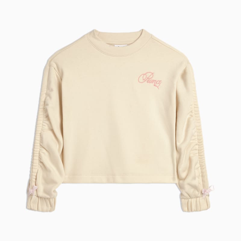 Bow Society Little Kids' Fleece Crewneck Sweatshirt